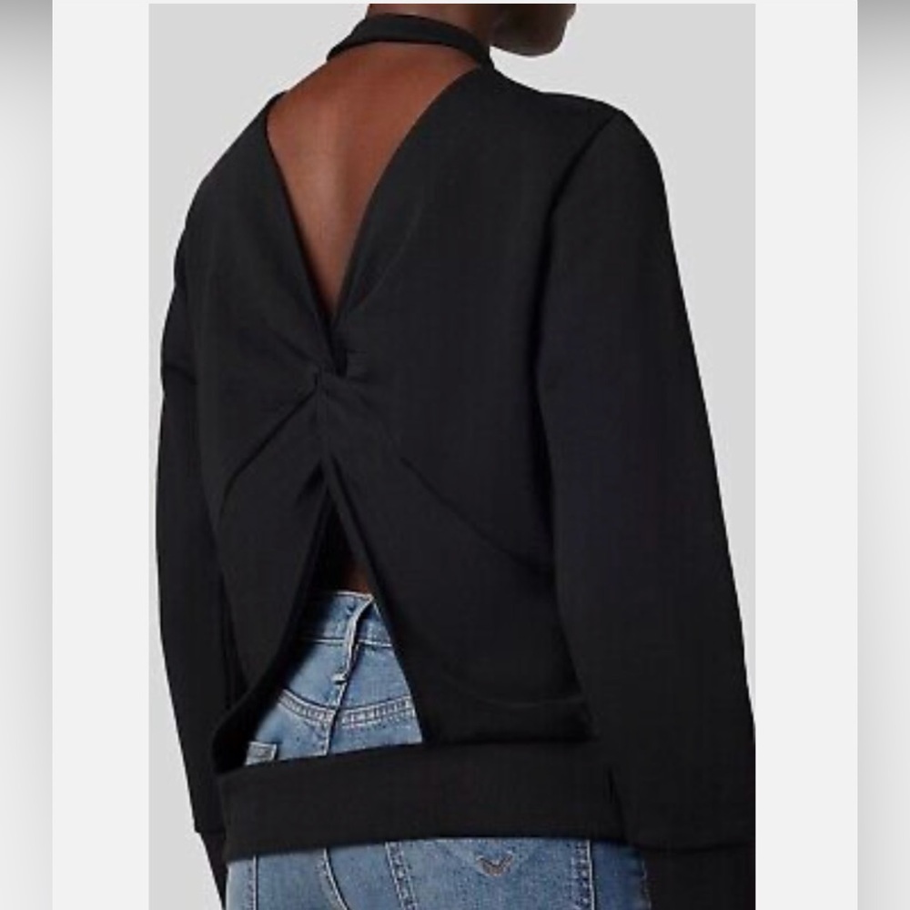 Hudson Jeans Knotted cutout back sweatshirt BNWT
